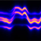 Evidence of interactions between atoms in a crystalline solid